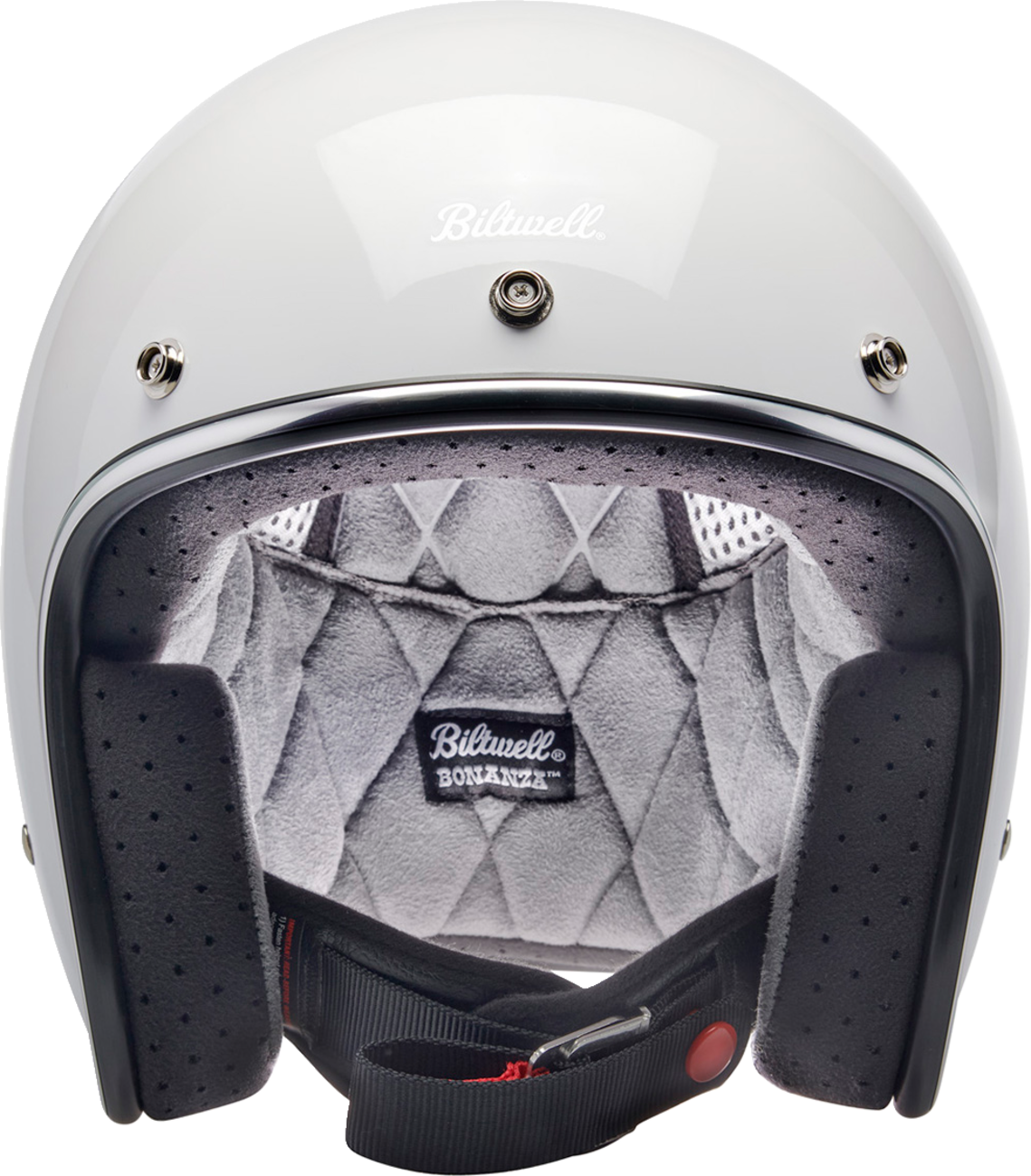 BILTWELL Bonanza Helmet - Gloss White - XS 1001-164-201