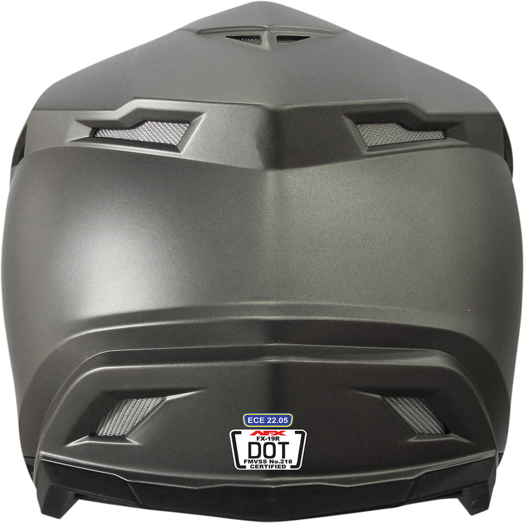 AFX FX-19R Helmet - Frost Gray - Large 0110-7054