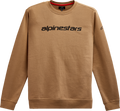 ALPINESTARS Linear Crew Fleece - Sand/Black - Large 1212513242310L