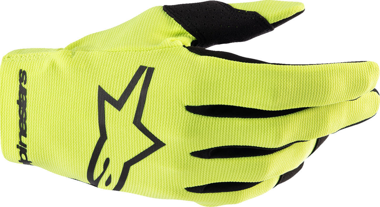 ALPINESTARS Youth Radar Gloves - Fluo Yellow/Black - Small 3541824-551-S