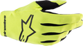 ALPINESTARS Youth Radar Gloves - Fluo Yellow/Black - 2XS 3541824-551-2X