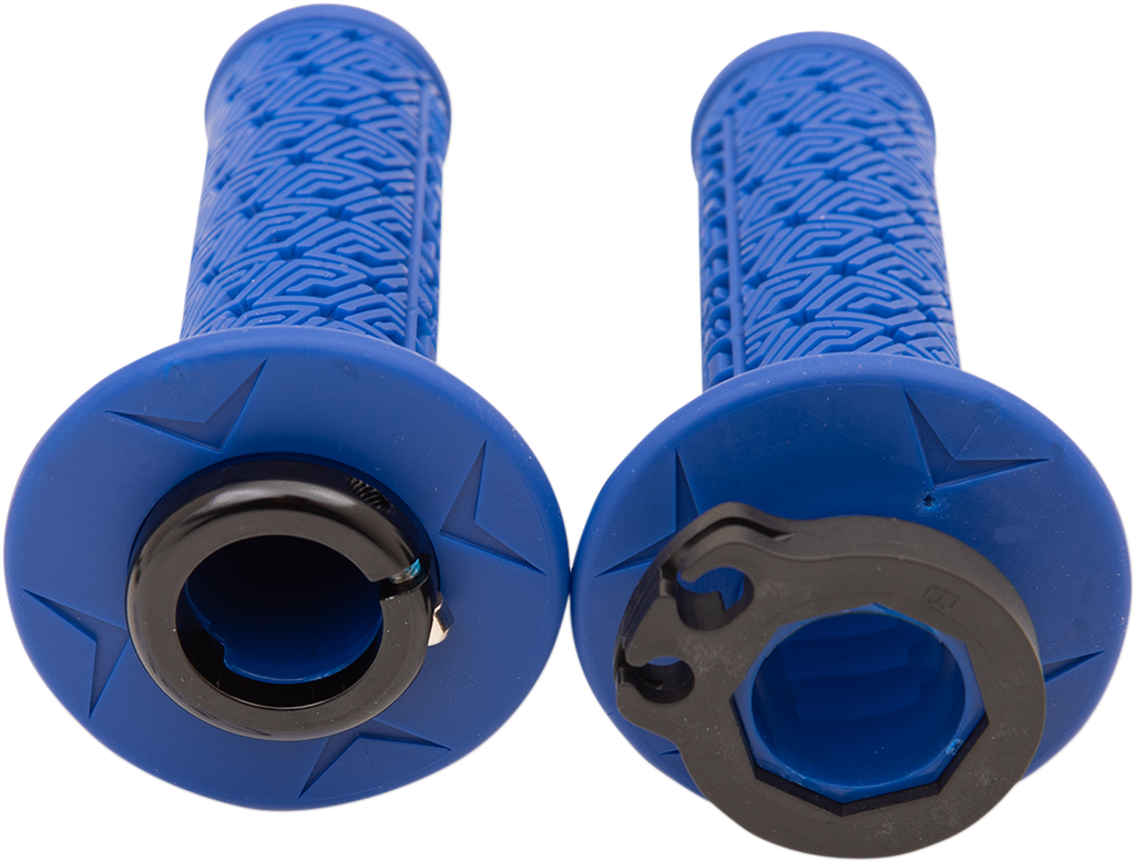 MOOSE RACING Grips - Lock-On - Blue/Black B36MRU-B
