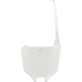 UFO Front Number Plate - White CRF250R/CRF450R 2021-2023  HO05607-041