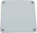 MOTORSPORT PRODUCTS Bumper Number Plate - White 80-0000