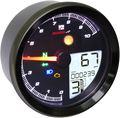 KOSO NORTH AMERICA TNT-04 Multi-Function Meter - Black Bezel - 3.30" Diameter x 2.19" D BA051411