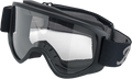 BILTWELL Moto 2.0 Goggles - Script - Black 2101-5101-011