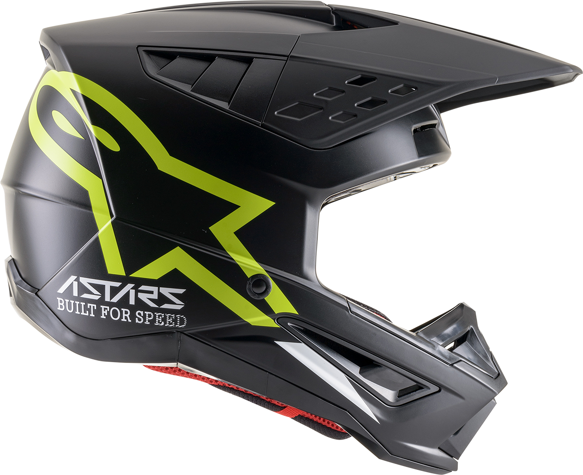 ALPINESTARS SM5 Helmet - Compass - Matte Black/Yellow Fluo - Large 8303321-1559-LG
