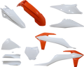 ACERBIS Full Replacement Body Kit - OEM White/Orange 2726497428