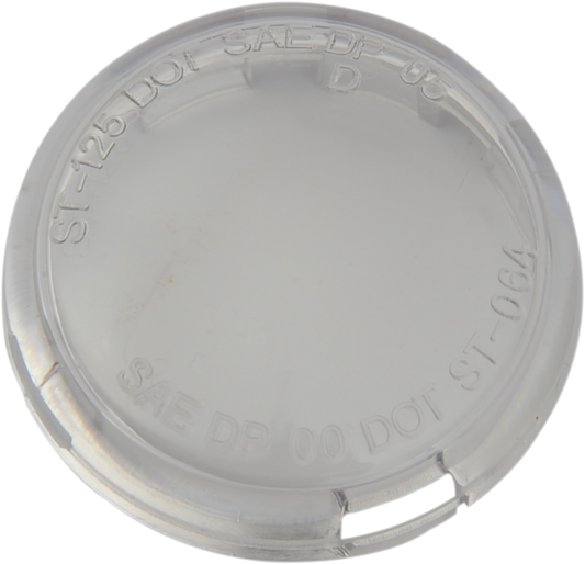 DRAG SPECIALTIES Turn Signal Lens - Clear - '00-'22 162375-HC3