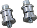 BILTWELL Riser Bushings - Solid - Chrome 6908-105