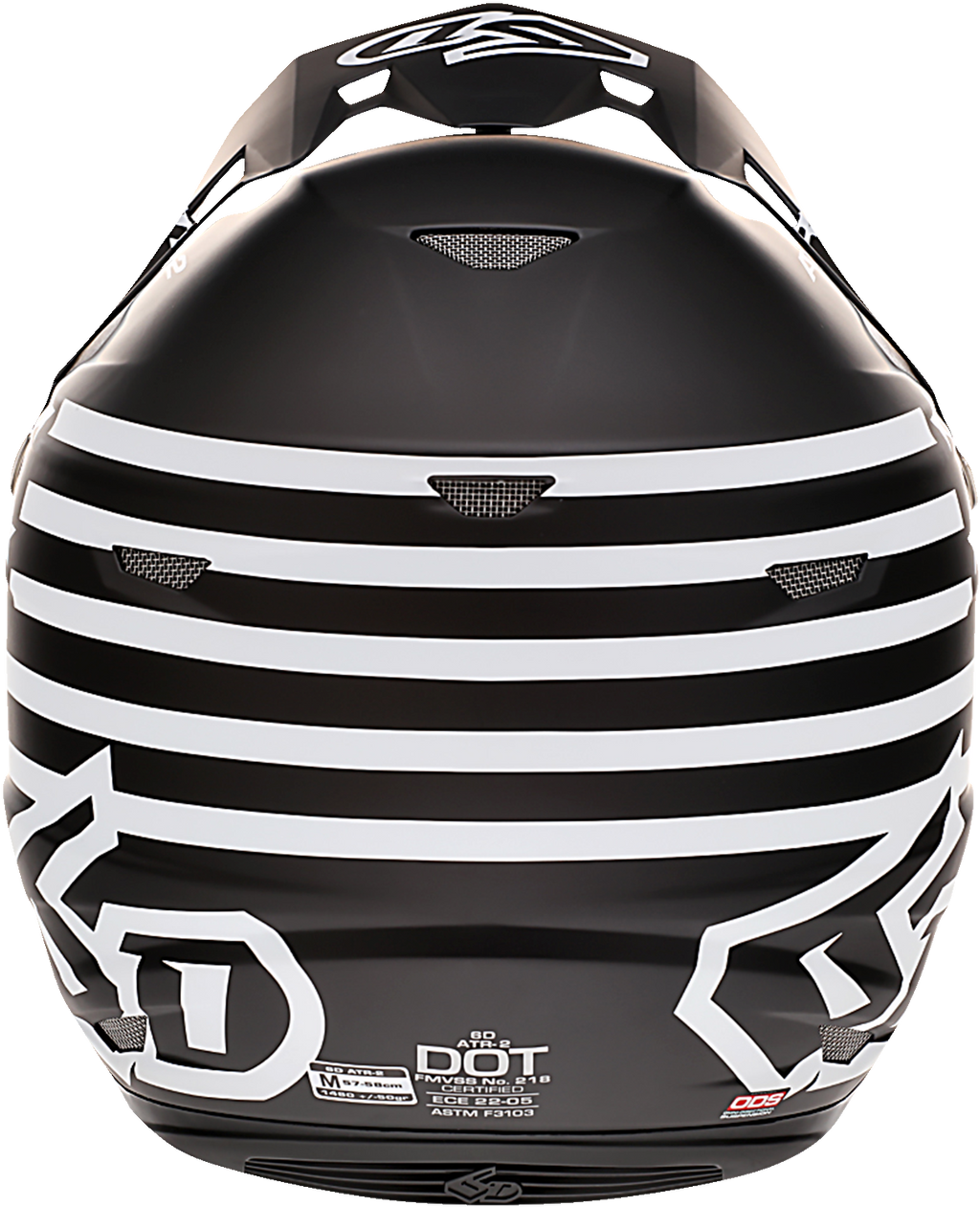 6D ATR-2 Helmet - Tactical - Black - Large 12-3007