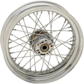 DRAG SPECIALTIES Rear Wheel - Single Disc/No ABS - Chrome - 17"x4.50" - '08-'17 FXD 64409