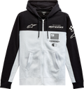 ALPINESTARS H Block Hoodie - Black/White - Medium 1213510701020M
