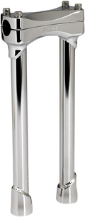 BILTWELL Risers - Murdock - 12" - Chrome 6403-105-12