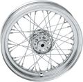 DRAG SPECIALTIES Front/Rear Wheel - Single Disc/No ABS - Chrome - 16"x3.00" - '36-'66 FL 64440