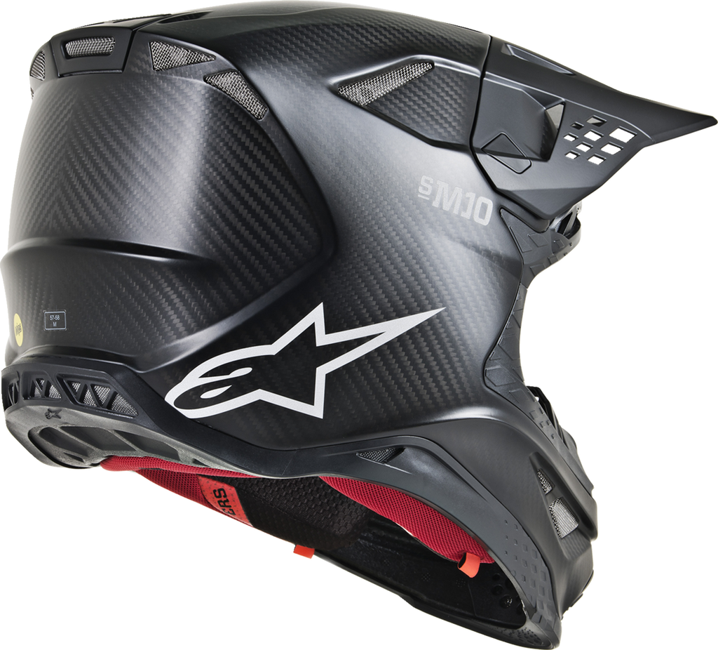 ALPINESTARS Supertech M10 Helmet - MIPS® - Gloss Black/Carbon - XS 8300319-1188-XS