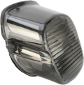 DRAG SPECIALTIES Laydown Taillight Lens - Smoke 12-0417MA