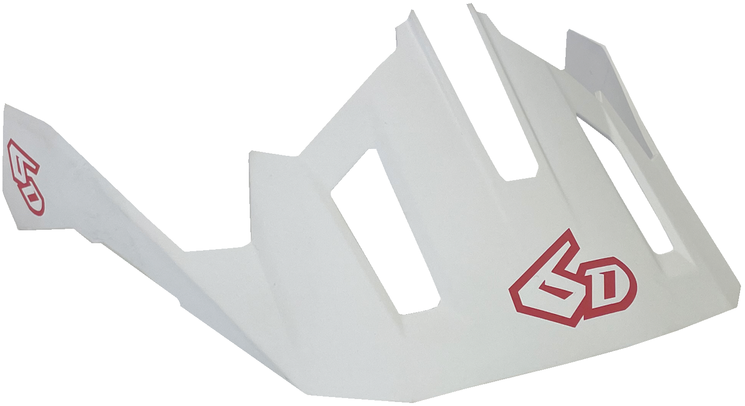 6D ATB-2T Visor - Ascent - White - XS/S 77-0124