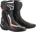 ALPINESTARS SMX+ Boots - Black/White/Red Fluorescent - US 7.5 / EU 41 2221019-1231-41