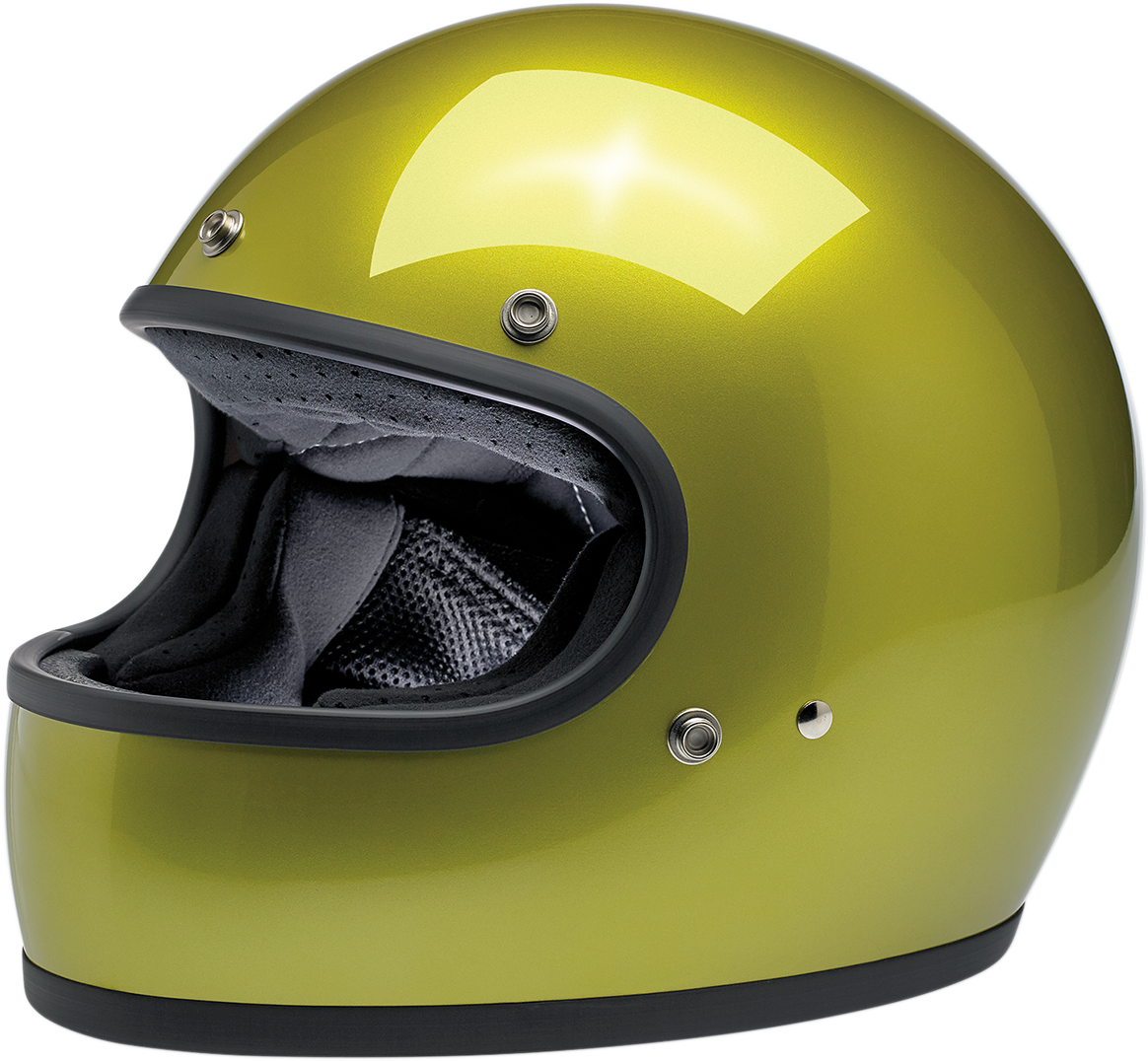 BILTWELL Gringo Helmet - Metallic Sea Weed - XS 1002-326-101