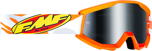 FMF PowerCore Goggles - Assault - Gray - Silver Mirror F-50051-00002 2601-3012