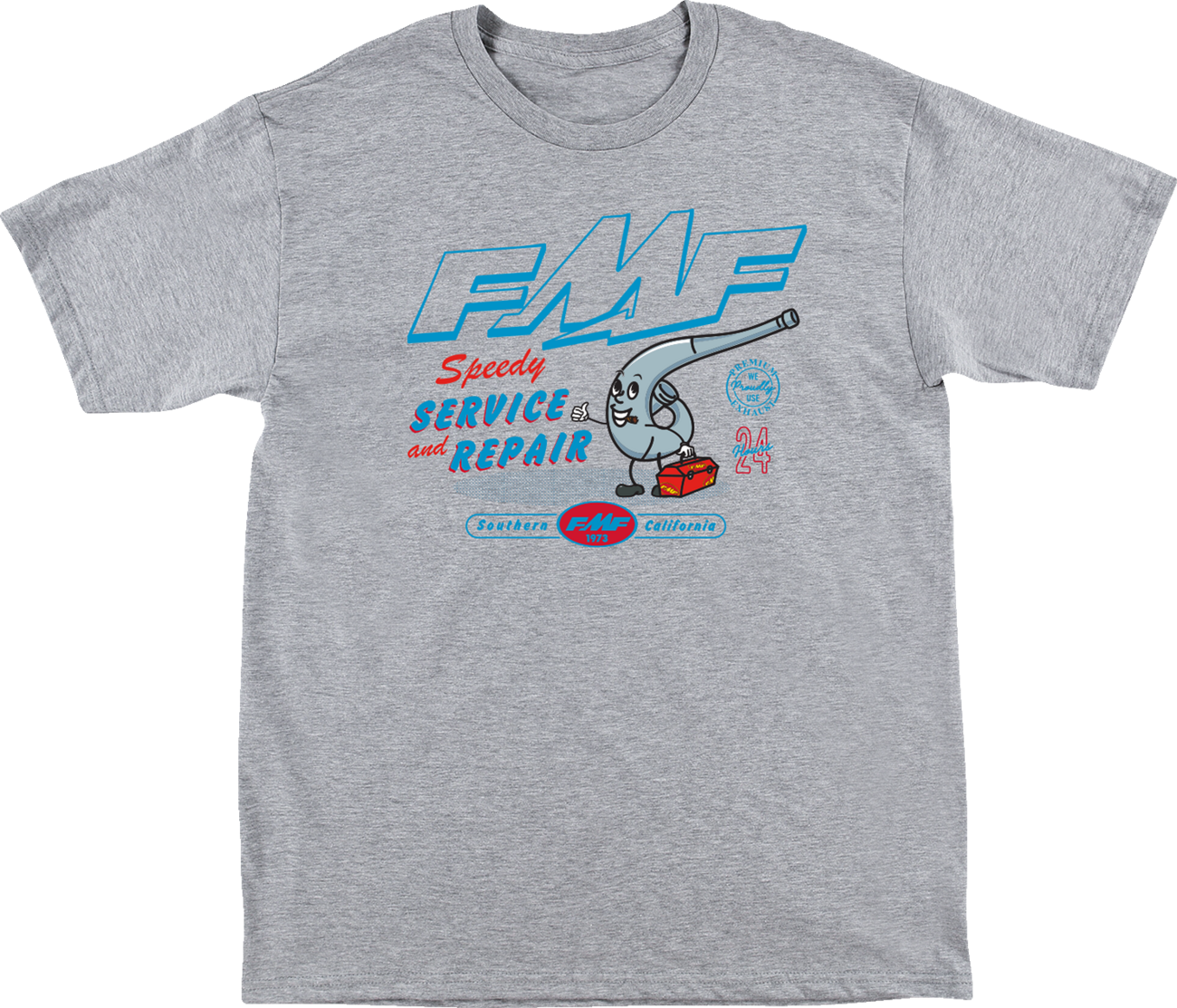 FMF Youth Expert Service T-Shirt - Gray - XL HO21218900GYXL 3032-3529