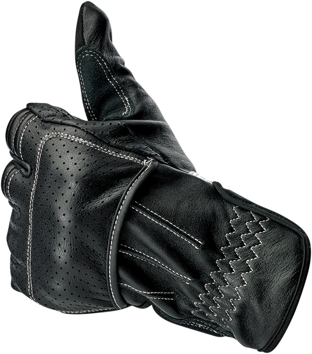 BILTWELL Borrego Gloves - Black/Cement - Medium 1506-0104-303