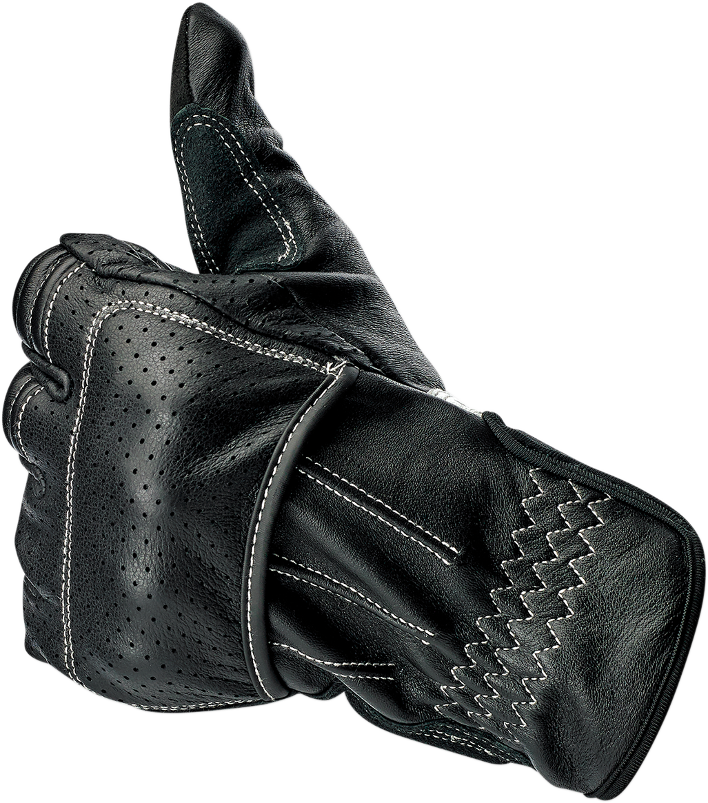 BILTWELL Borrego Gloves - Black/Cement - Medium 1506-0104-303