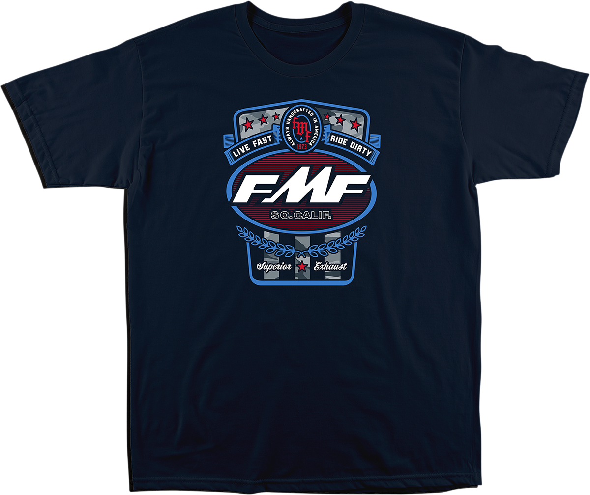 FMF Victory T-Shirt - Navy - 2XL FA21118910NV2X 3030-21301