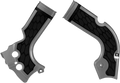 ACERBIS X-Grip Frame Guards - Silver/Black 2374241015