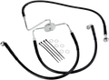 DRAG SPECIALTIES Brake Line - Front (Lower/Upper) - Black 640116-BLK