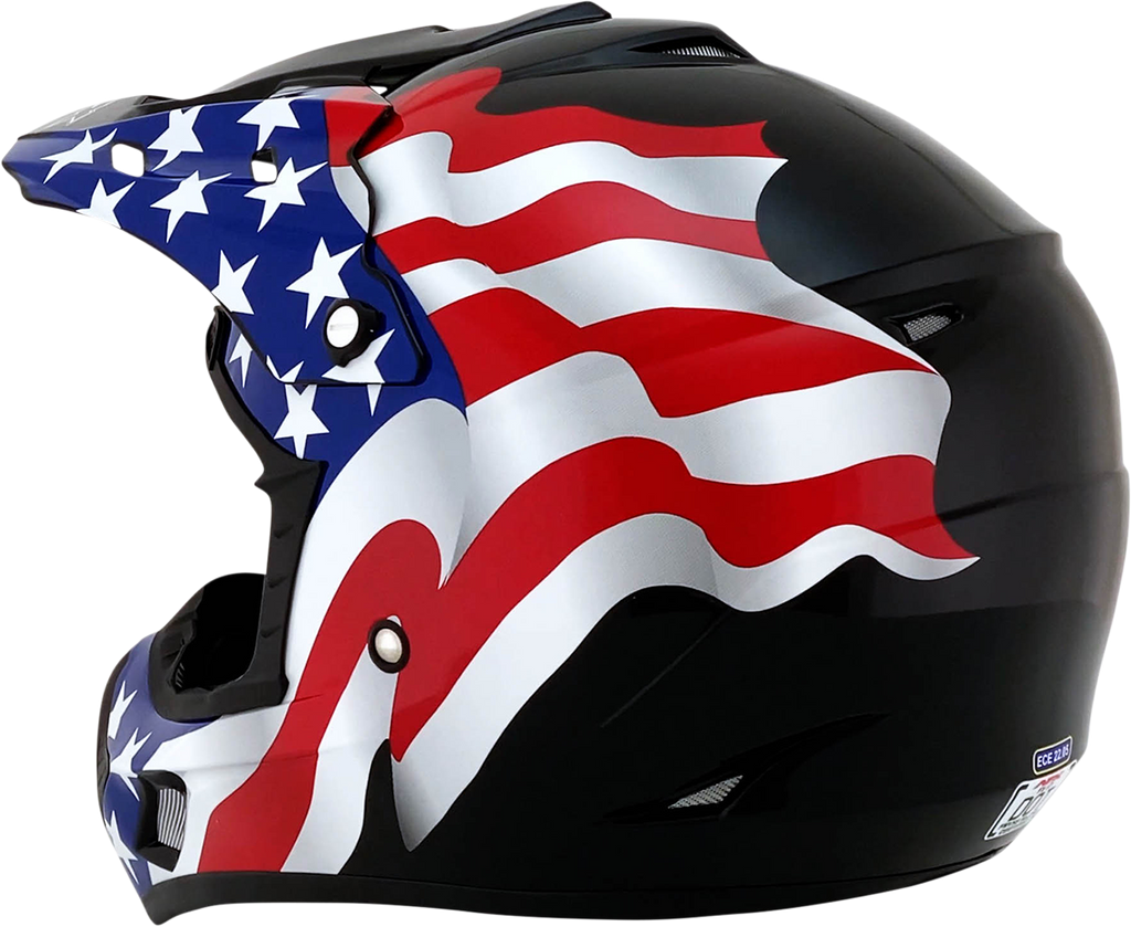 AFX FX-17 Helmet - Flag - Black - 3XL 0110-7631
