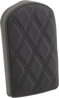 DRAG SPECIALTIES Sissy Bar Pad - Double Diamond - Black - 10" 0822-0440