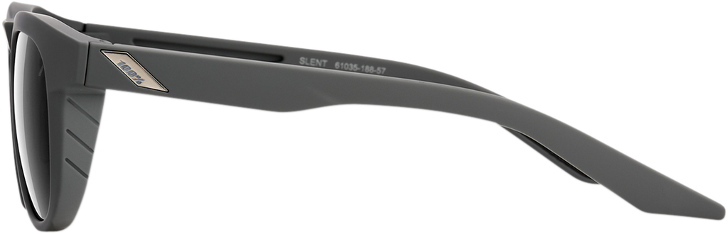 100% Slent Sunglasses - Gray - Smoke 61035-188-57
