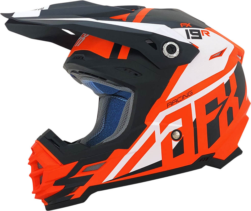 AFX FX-19R Helmet - Racing - Matte Orange - Small 0110-7083