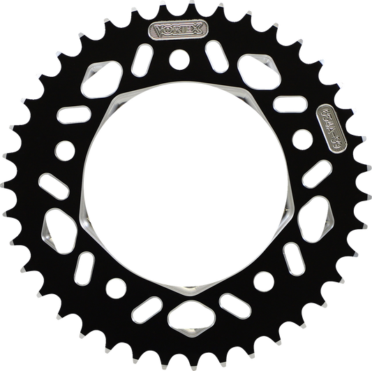 VORTEX Aluminum Sprocket - Black - Rear - 39 Tooth 654AZK-39