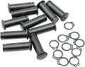 DRAG SPECIALTIES Pivot Pins - Lever - 10 Pack - Black 74168B
