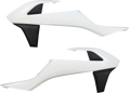 ACERBIS Radiator Shrouds - White/Black 2421081035