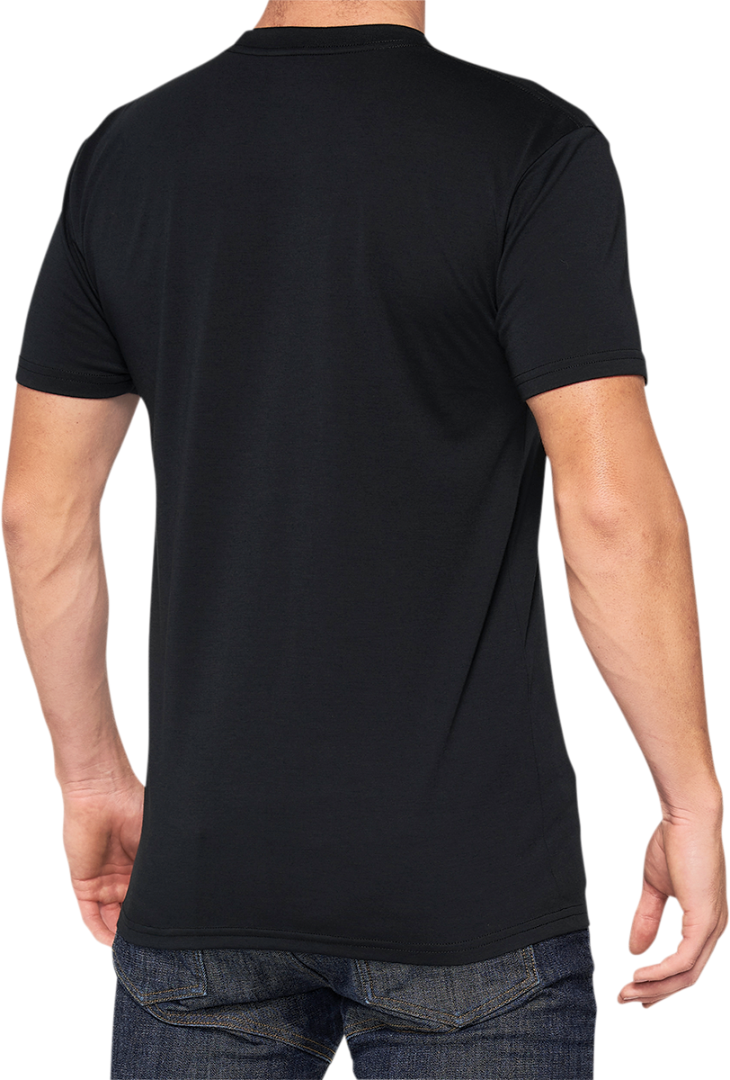 100% Athol Tech T-Shirt - Black - Large 35025-001-12