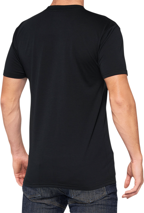 100% Athol Tech T-Shirt - Black - Large 35025-001-12