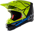 ALPINESTARS Supertech M8 Helmet - Factory - Black/Yellow/Blue - Small 8302922-1578-SM