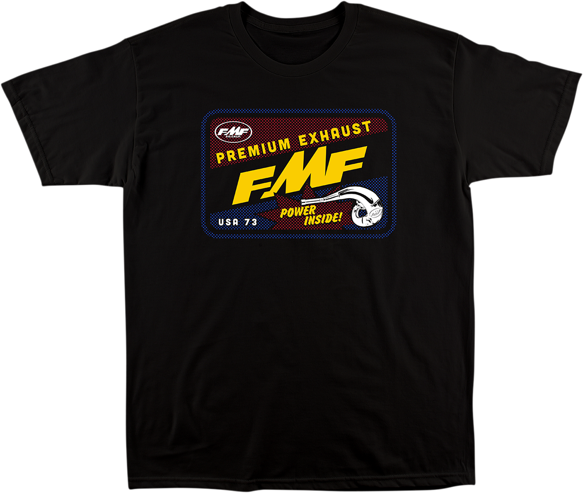 FMF Power Inside T-Shirt - Black - Medium SP21118900BKMD 3030-20451