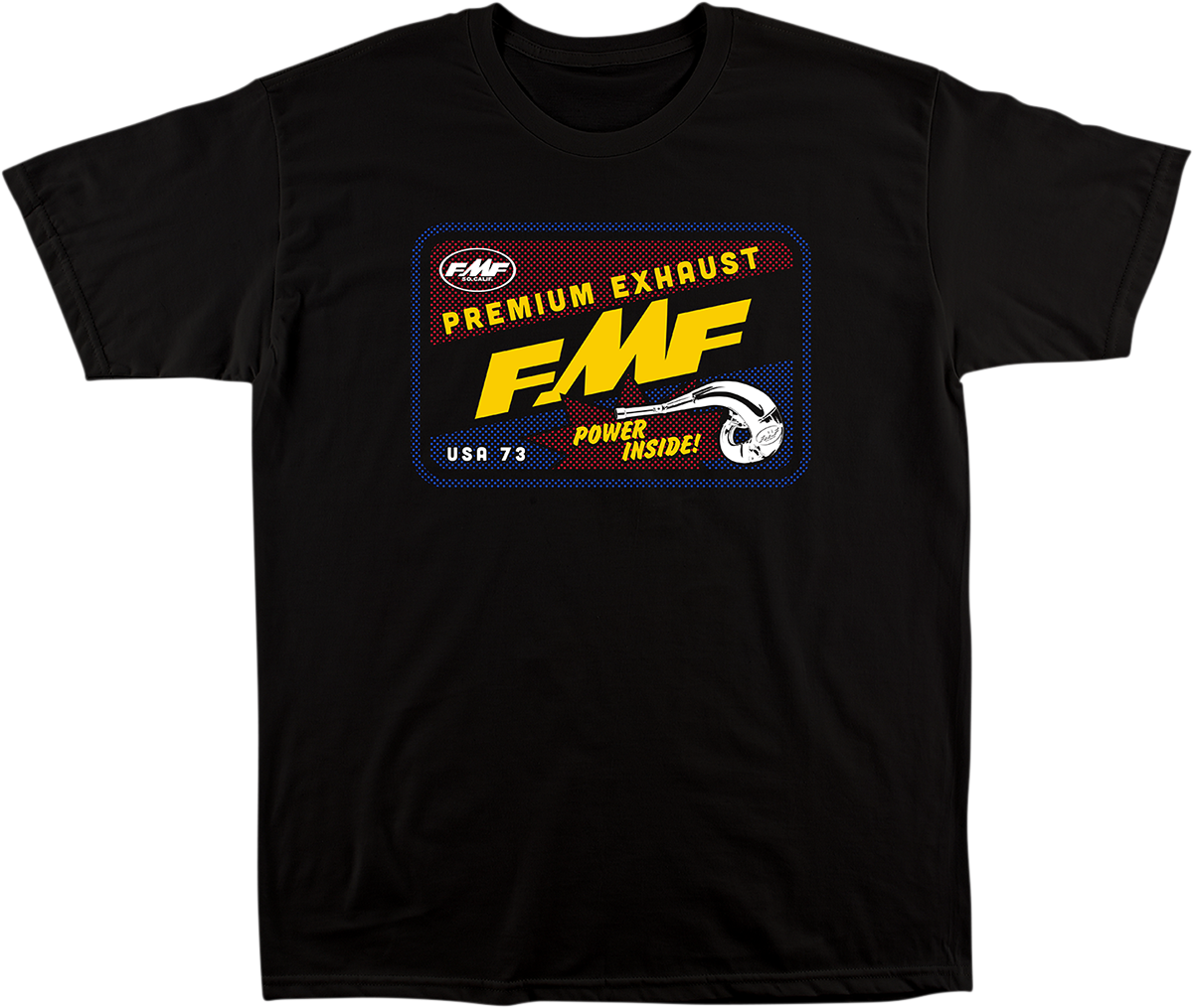 FMF Power Inside T-Shirt - Black - Large SP21118900BKLG 3030-20452