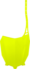 UFO Front Number Plate - Florescent Yellow HO05602-DFLU