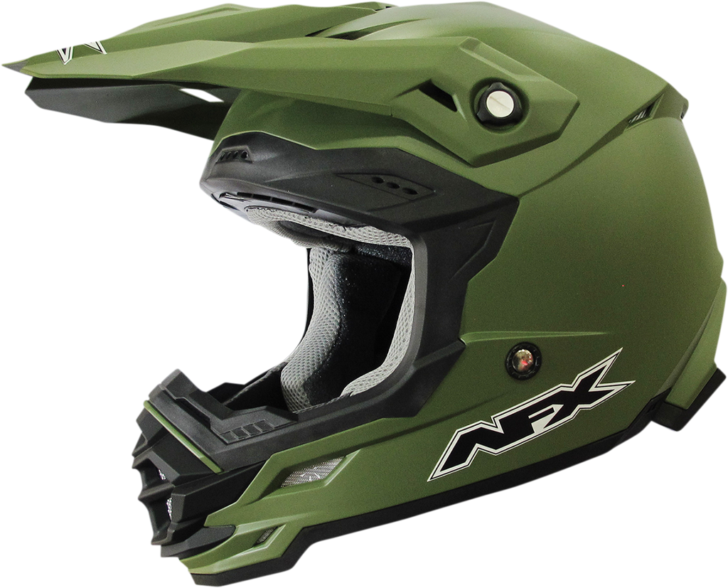 AFX FX-19R Helmet - Matte Olive - Small 0110-7040