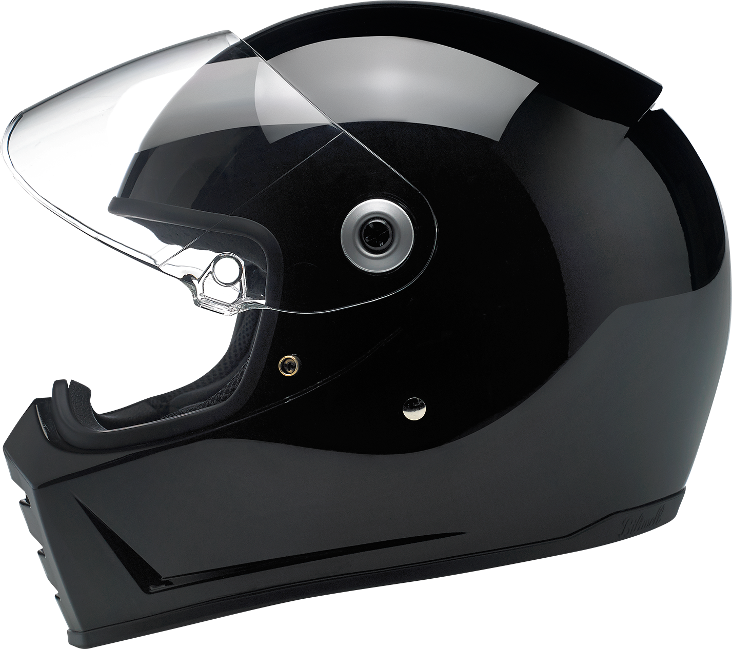 BILTWELL Lane Splitter Helmet - Gloss Black - Medium 1004-101-103