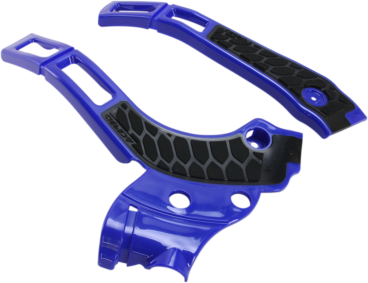 ACERBIS X-Grip Frame Guards - Blue/Black 2464741034