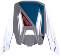 ALPINESTARS SM5 Visor - Action - White/Cyan/Blue 8986022-2077