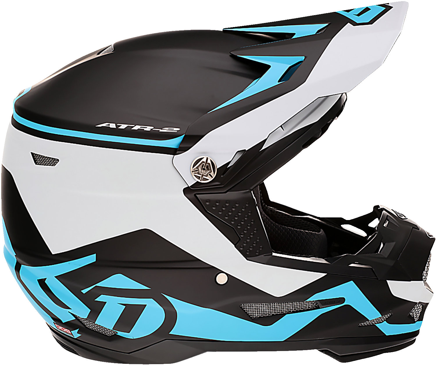 6D ATR-2 Helmet - Drive - Cyan - Large 12-2727