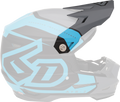 6D ATR-2 Visor - Torque - Cyan/Gray 72-6115